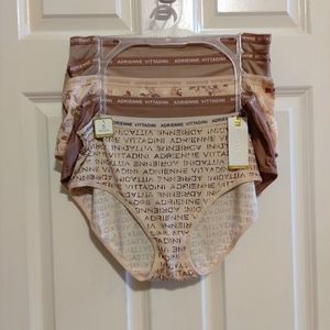 NEW Adrian Vittadini Women's 5 pc Natural Super Soft Briefs Size XL